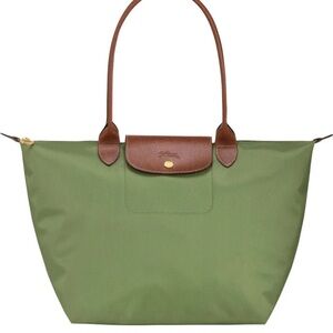 Green Longchamp Women's Tote Bag